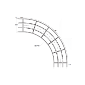MF2 Horizontal Plain Bend 90 Degrees conveyors