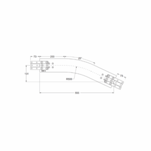 MR2 Vertical Bend 25 Degrees for Conveyors