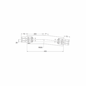 MR2 Vertical Bend 7 Degrees for Conveyors