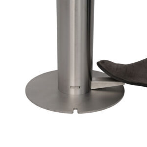 Shield Sanitiser Station base with foot by EQM Industrial